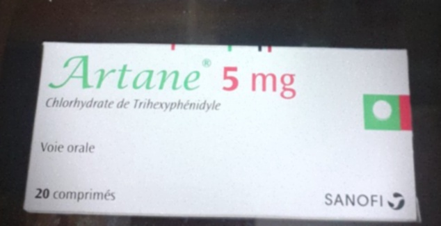 Artane Trihexyphénidyle
